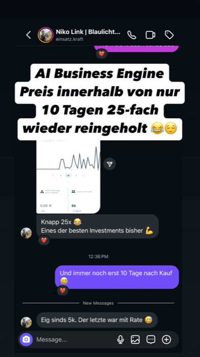 Kundenstimme Chatverlauf