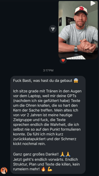 Kundenstimme Chatverlauf
